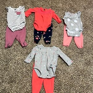 3 month baby girl carters outfit